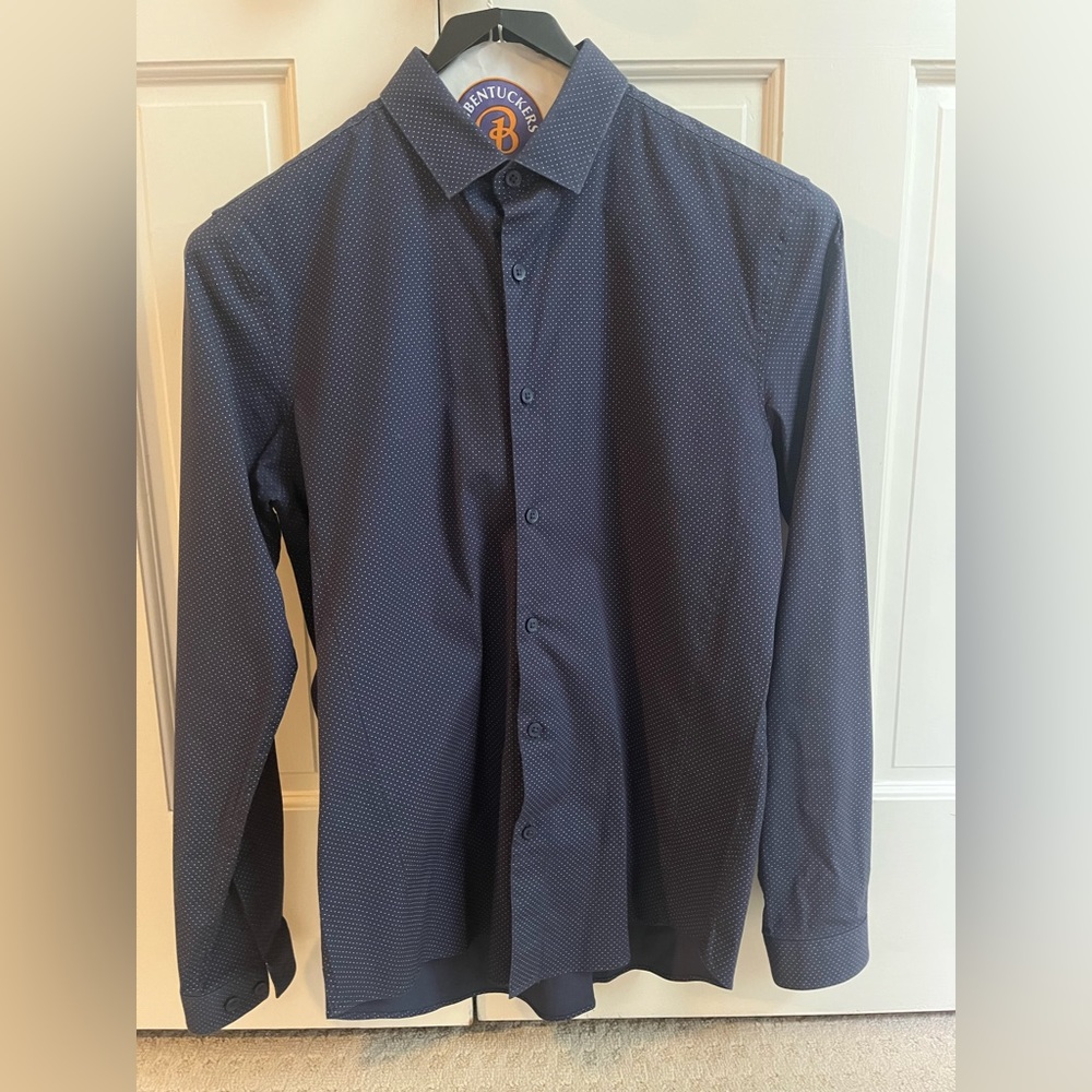Men’s Navy Topman Button Down